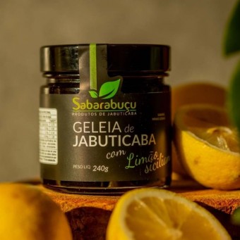 Geleia de Jabuticaba com Limão Siciliano 240g