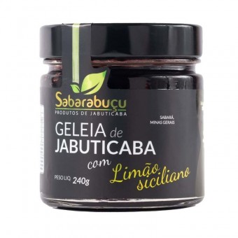 Geleia de Jabuticaba com Limão Siciliano 240g